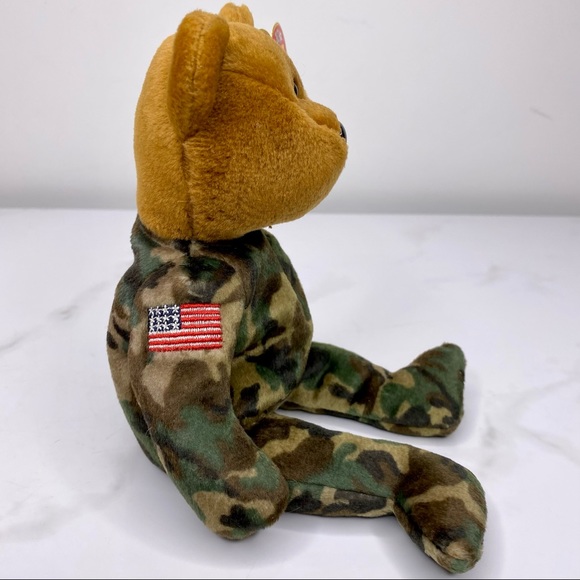 2003 Ty Hero Beanie Bear - Picture 4 of 12